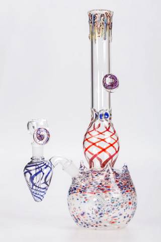 GLASS BONG WHIT A PRECOOLER 2BEEES