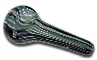 Glass-Hand-Pipe-Black-With-Stripes