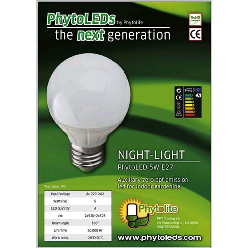 LED PHYTOLITE NIGHT-LIGHT  A LED 5 W